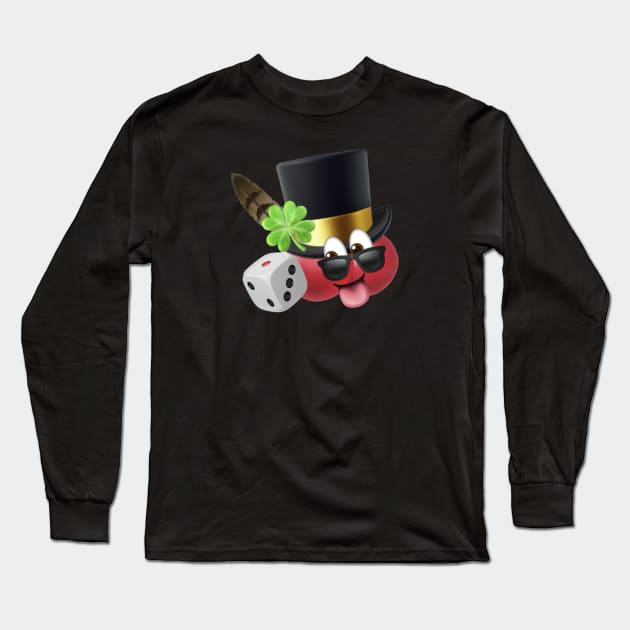 Vegas Cherry Long Sleeve T-Shirt by MooseFish Lodge